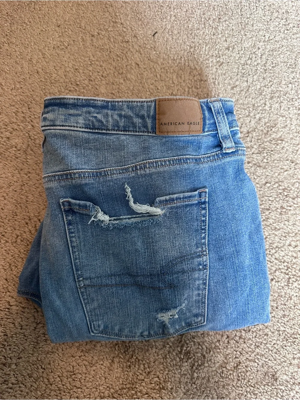 American Eagle Outfitters Light Blue Slim Straight Jeans